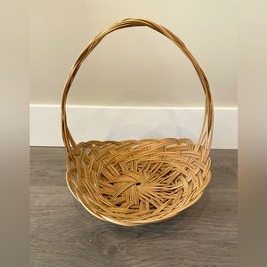 Boho wicker basket